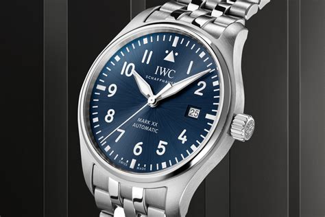 iwc pilot aviator|iwc pilot mark xx blue.